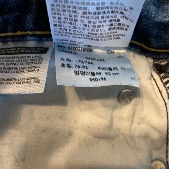 Levi Strauss Men’s 559 Jeans W30 L 32 straight Leg - Picture 6 of 12